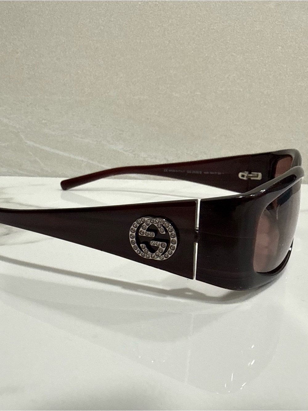 Gucci GG 2526/S Tom Ford Era Sunglasses with Rhinestones
